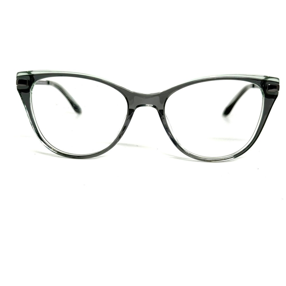 BCBGMAXAZRIA Arielle Cat Eye Eyeglasses Blue Green Laminate 51-17-130 Italy